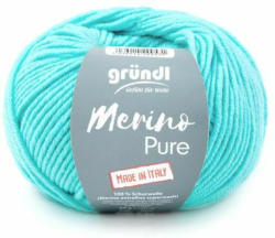 GRÜNDL Wolle "Merino Pure" 50g pastelltürkis