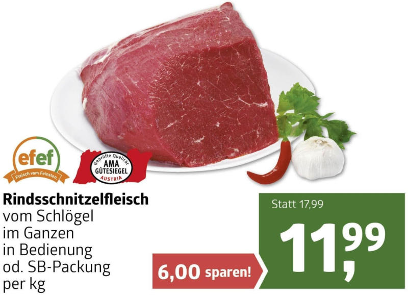 Rindsschnitzelfleisch