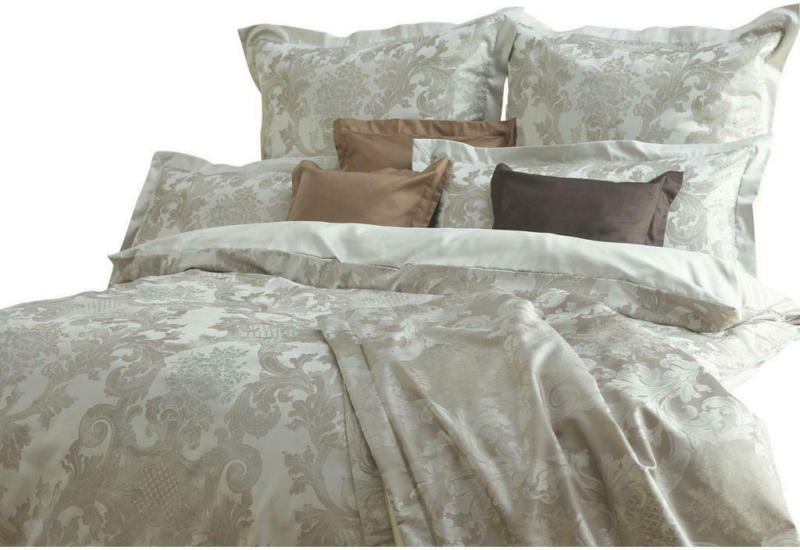 BETTWÄSCHE Jacquard Perlmutt
