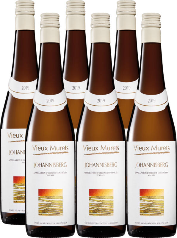 Vieux Murets Johannisberg du Valais AOC, 2020, Wallis, Schweiz, 6 x 70 cl