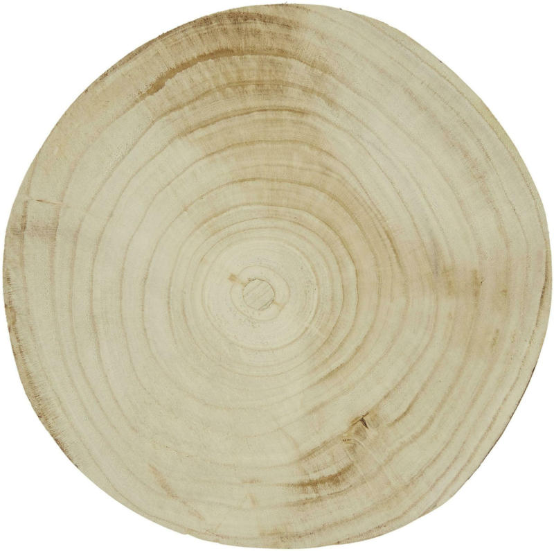 Dekotablett Spinn in Hellbraun Ø ca.30cm
