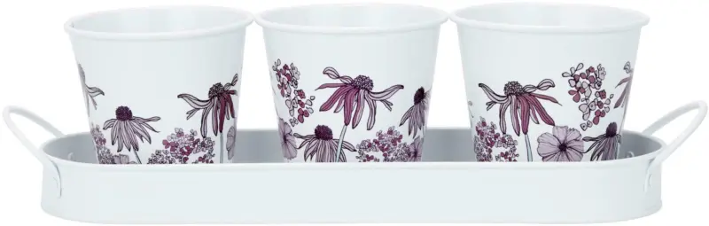 Pflanzentopf Poppyseed in Weiß