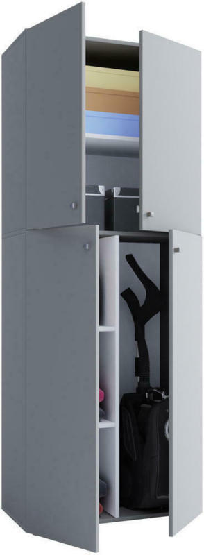 Mehrzweckschrank in Grau