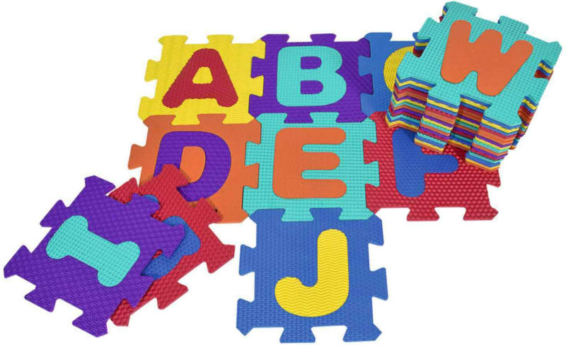 Puzzlematte Alphabet 26-teilig 30 x 30 cm -