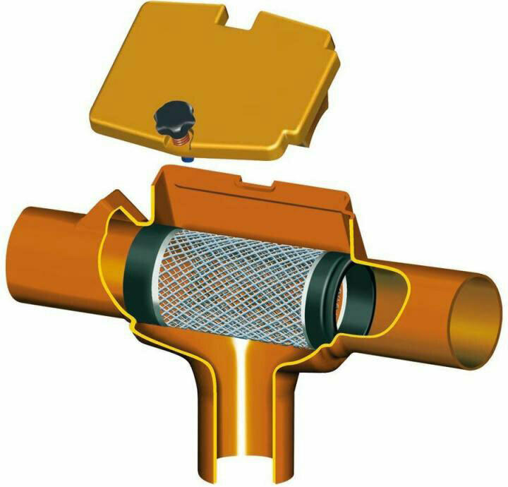 SUPRA-Filter intern für Cristall-Erdtanks