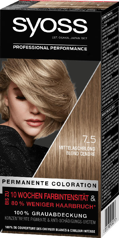 Syoss Haarfarbe Mittelaschblond 7_5
