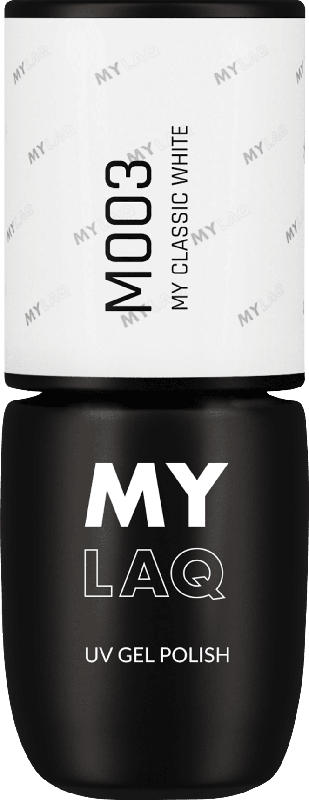 MYLAQ UV Nagellack MY CLASSIC WHITE