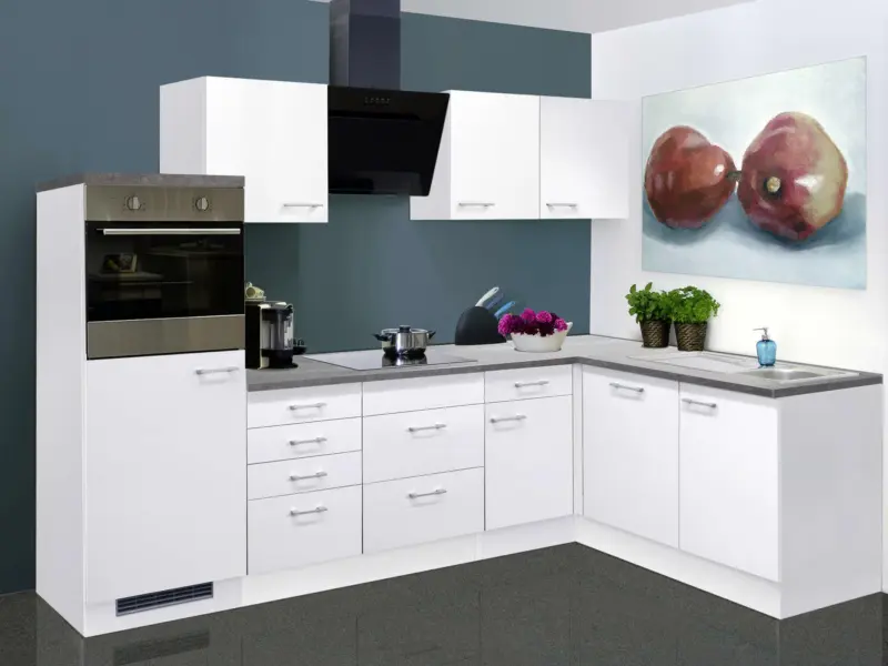 Eckküche 'Lucca' , Weiß