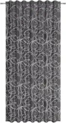 Schlaufenvorhang Marlene in Grau ca. 140x245cm