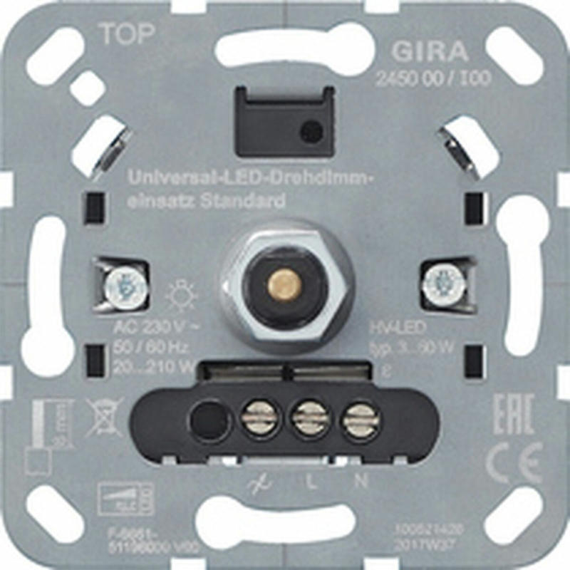 LED-Drehdimmer-Einsatz, für Trafos bis 210 Watt