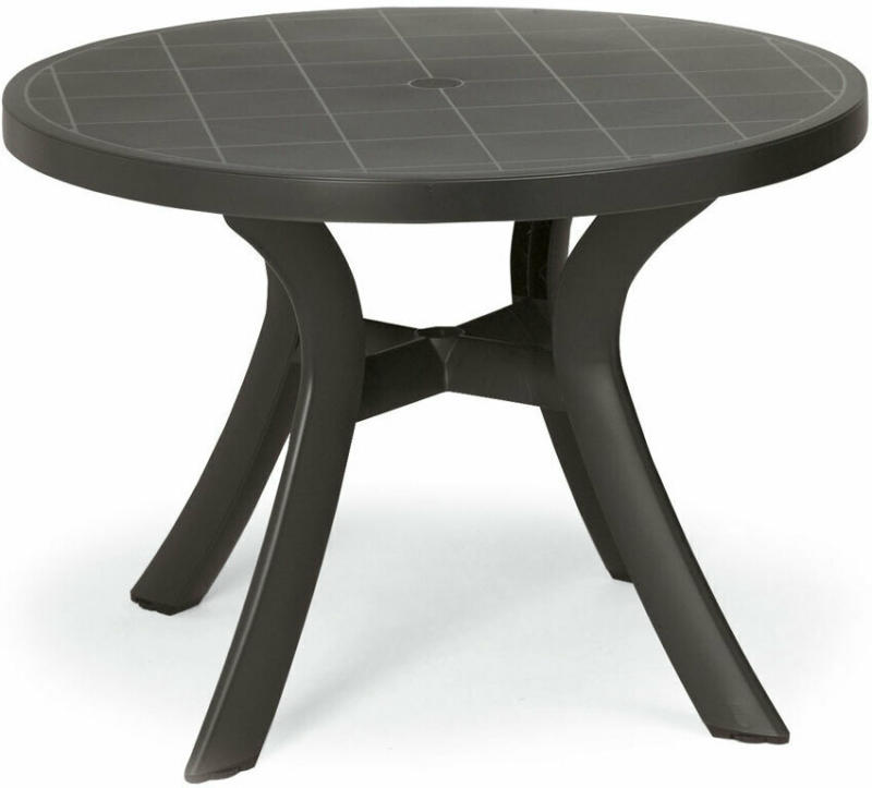 Tisch „Kansas“ Ø100 cm, anthrazit Anthrazit