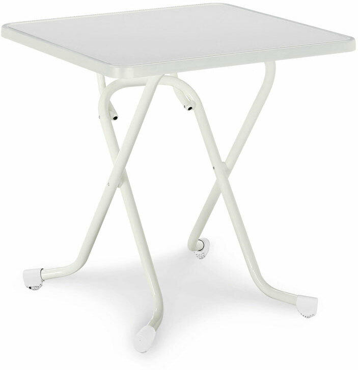 Scherenklapptisch 67x67 cm, weiß Weiß | 67x67 cm