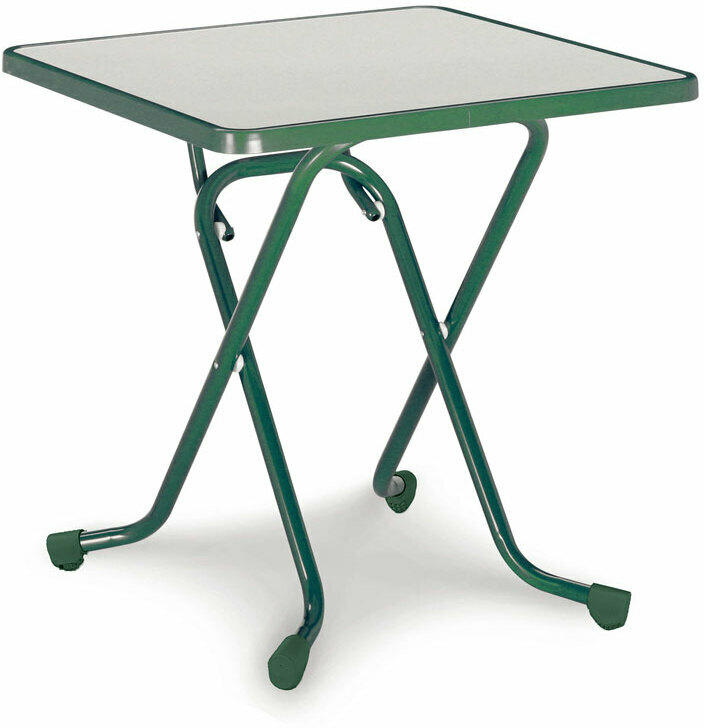 Scherenklapptisch 67x67 cm, grün Grün | 67x67 cm