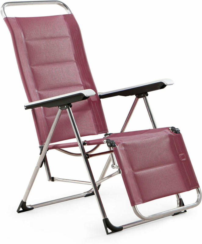 Alu-Relaxliege „Young Collection“, silber/lila