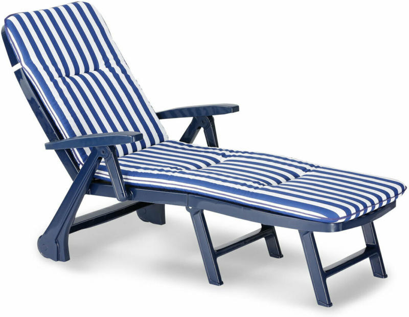 Rolliege „Charleston“, Dessin 0268, blau Blau