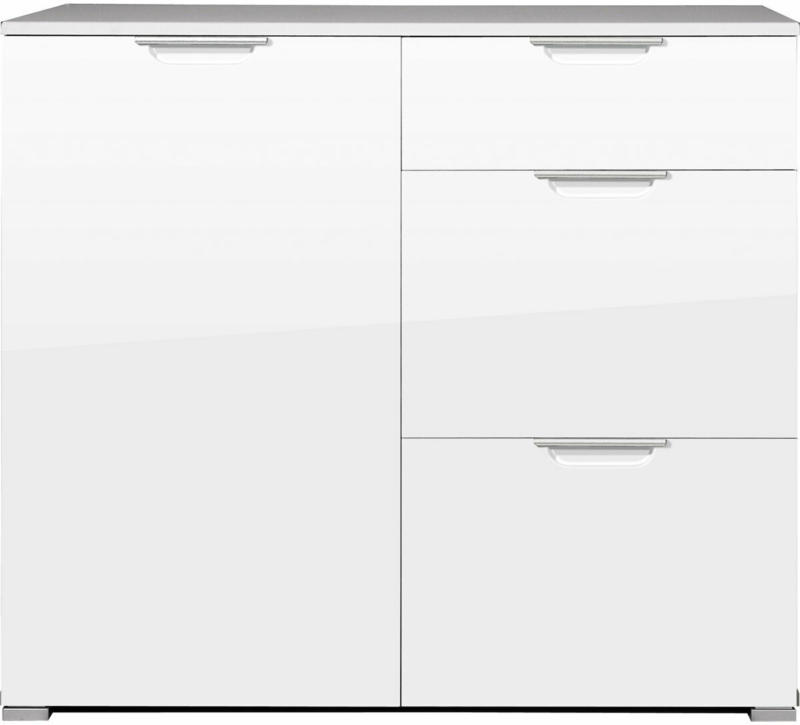 Kommode „Eden“, 3 Schubkästen, 1 Tür, 96x84x40 cm, weiß