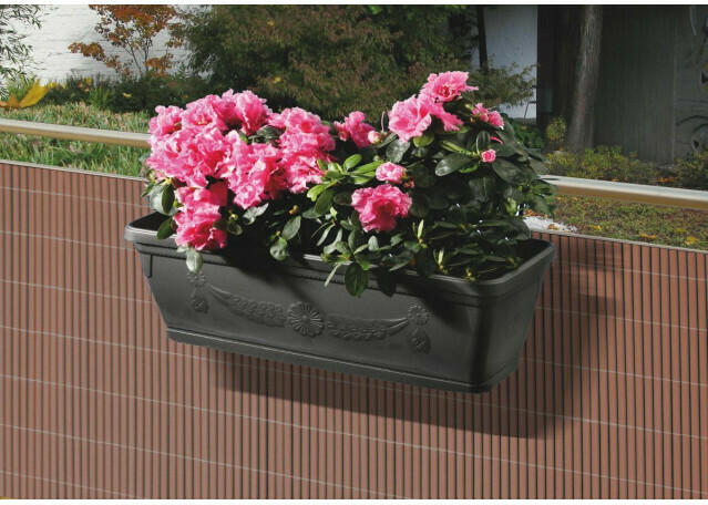Balkonkasten-Set Primavera anthrazit