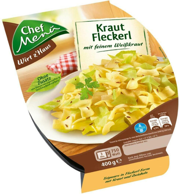 Chef Menü Krautfleckerl