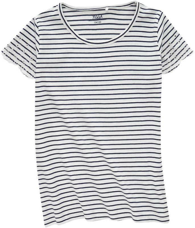 Mädchen T-Shirt im Ringel-Look (Nur online)