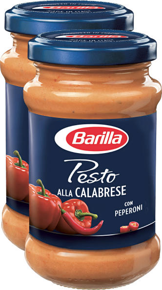 Pesto alla calabrese Barilla, 2 x 190 g