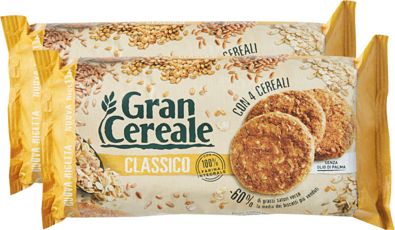 Gran Cereale Classico Mulino Bianco, 2 x 250 g