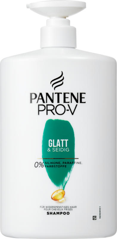 Pantene Pro-V Shampoo, Glatt & Seidig, 1 Liter