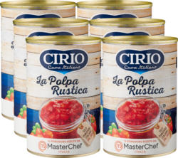 Cirio Rustica Tomaten, gehackt, 6 x 400 g