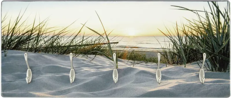 Wandgarderobe in Bunt