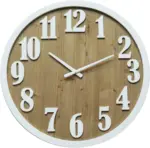 m&ouml;max Wanduhr Solid Wood &Oslash; ca. 60cm