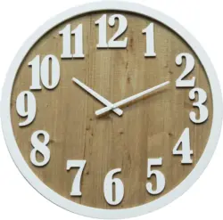 Wanduhr Solid Wood Ø ca. 60cm