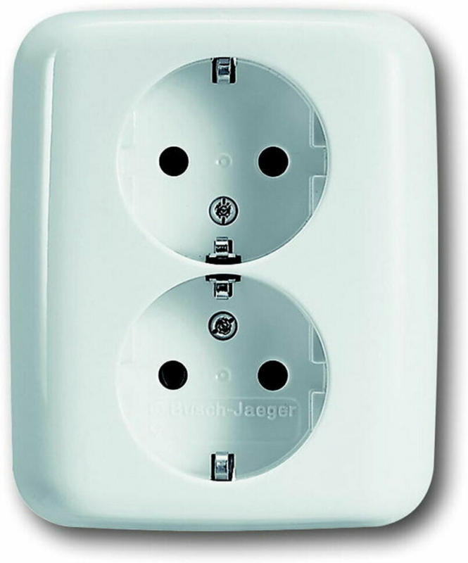 SCHUKO-Doppelsteckdose „Reflex SI“, Zweifach