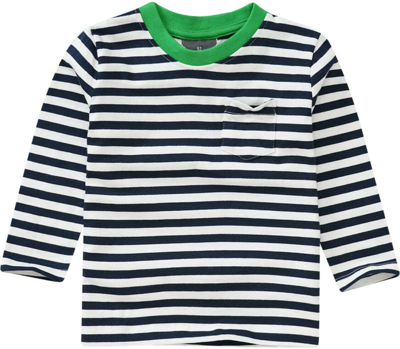 Jungen Langarmshirt mit Blockstreifen (Nur online)