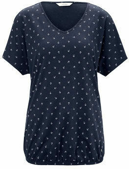 Blusenshirt mit Alloverprint