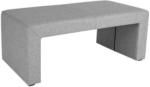 Möbelix Sitzbank Gepolstert Grau Solta B: 140 cm