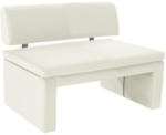 Möbelix Sitzbank mit Lehne Gepolstert Beige Solta B: 160 cm
