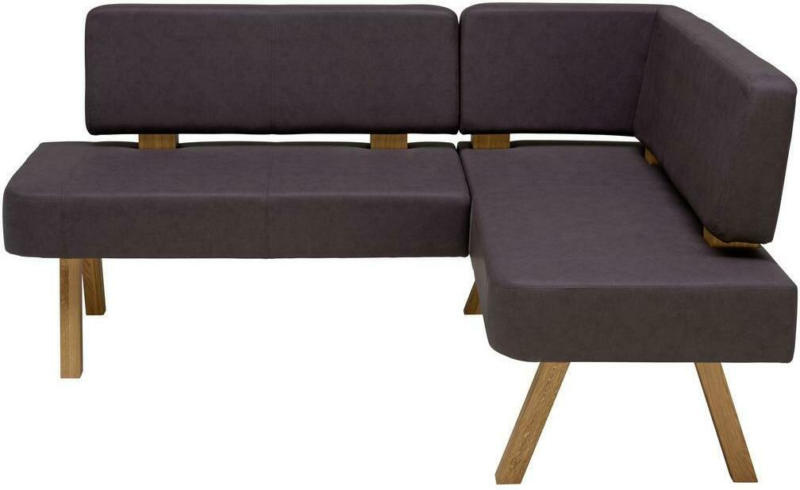 Eckbank Braun Lederlook Sipan 180x140 cm