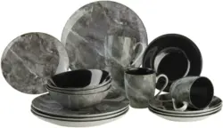 Kombiservice Marble, 16-teilig