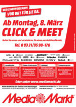 SATURN Media Markt: Click & Meet - bis 18.03.2021
