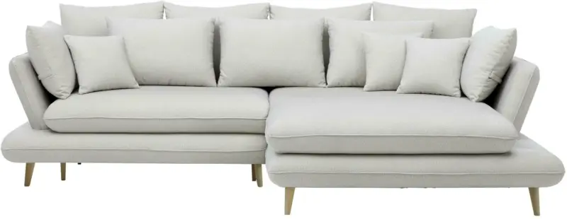 Wohnlandschaft in Hellgrau