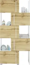 mömax Regalelement Weiß/Eichefarben
