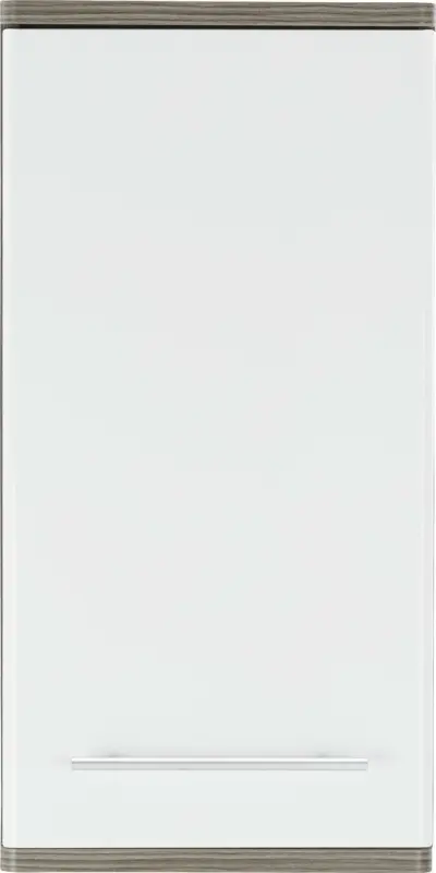 Oberschrank Weiß/Braun