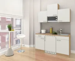 Miniküche 'ECONOMY 150' , weiß, eiche