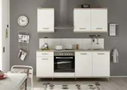 Küchenblock 'Retro' , weiß, eiche