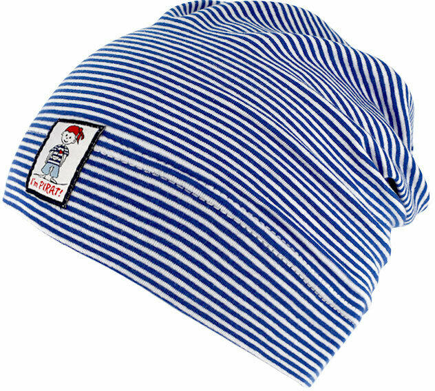 Kinder-Mütze, blau-weiß gestreift blau-weiß gestreift