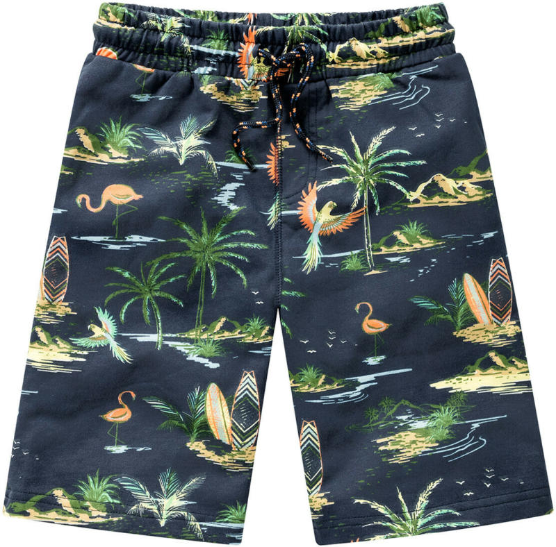 Jungen Joggingshorts mit Allover-Print (Nur online)