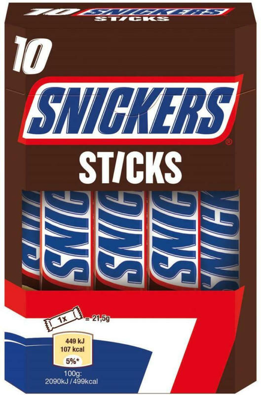 Snickers Sticks 10er