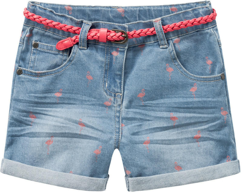 Mädchen Shorts mit Flechtgürtel (Nur online)