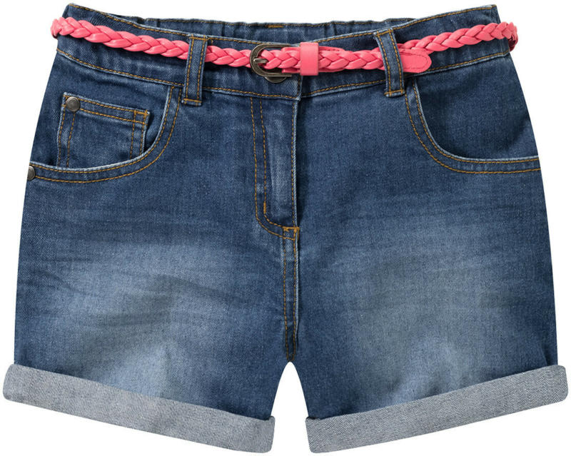 Mädchen Shorts mit Flechtgürtel (Nur online)