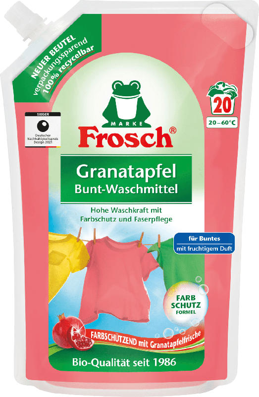 Frosch Colorwaschmittel flüssig Granatapfel