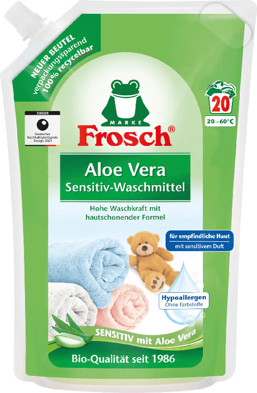 Frosch Sensitivwaschmittel flüssig Aloe Vera
